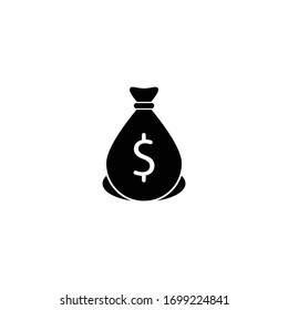 Money bag icon vector template
