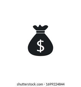 Money Bag Icon Vector Template