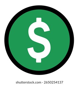 money bag icon in white background