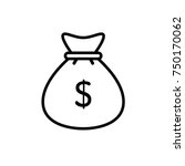 money bag icon,vector illustration. Flat design style. vector  money bag icon illustration isolated on White background,money bag icon Eps10. money bag icons graphic design vector symbols.