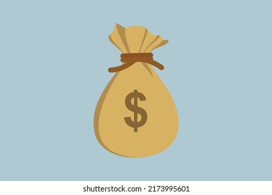 Money bag illustration vector template