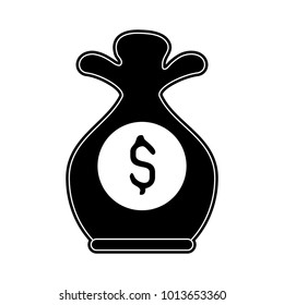Money bag isolated