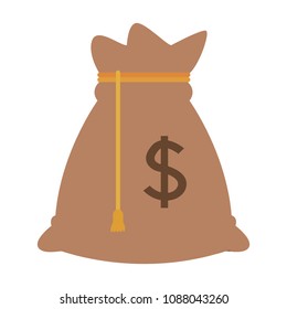 Money bag isolated