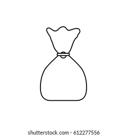 Money bag isolated
