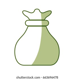 Money bag isolated