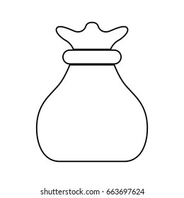 Money bag isolated