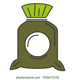 money bag isolated icon