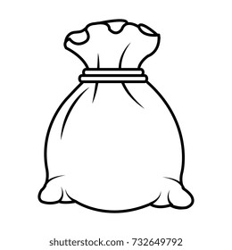 money bag isolated icon