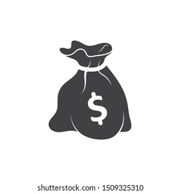money bag  logo icon vector illustration design
