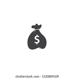 Money bag Logo icon vector template