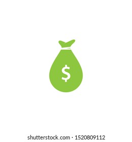 Money bag Logo icon vector template