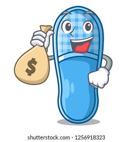 With money bag pair of design cartoon home slippers