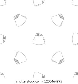 Money bag pattern seamless vector repeat geometric for any web design