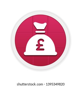 Money Bag Pound - Vector App Icon