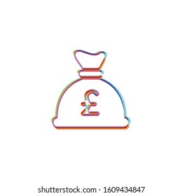 Money Bag Pound - Vector App Icon
