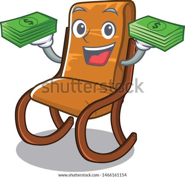 Money Bag Rocking Chair Cartoon Shape Stock Image Download Now