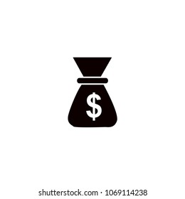 money bag, sack vector icon