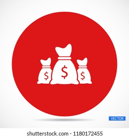 Money bag set  icon