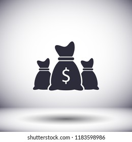 Money bag set  icon