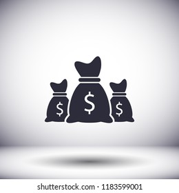 Money bag set  icon