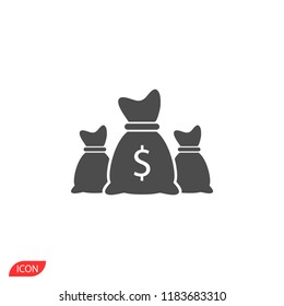 Money bag set  icon