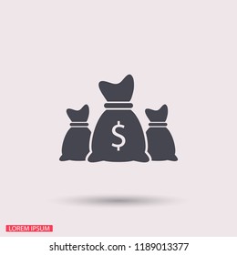 Money bag set  icon