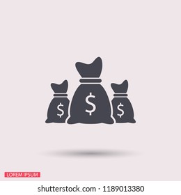 Money bag set  icon