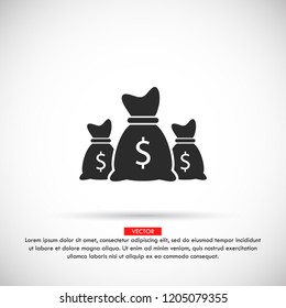 Money bag set  icon