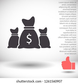 Money bag set  icon
