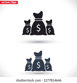 Money bag set  icon