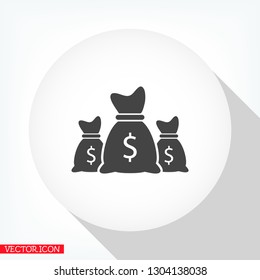 Money bag set  icon