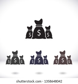Money bag set  icon