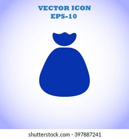 Money bag sign icon