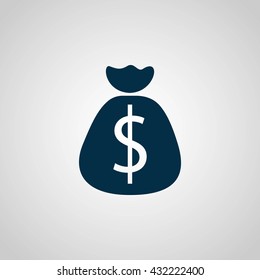 Money bag sign icon