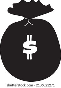 Money bag sign vector design