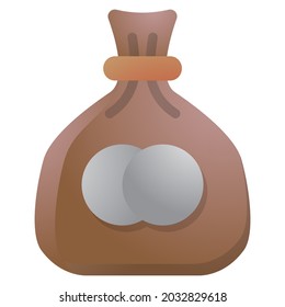 money bag, simple icon, best for web application