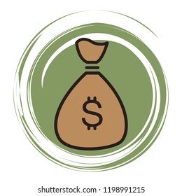Money bag symbol