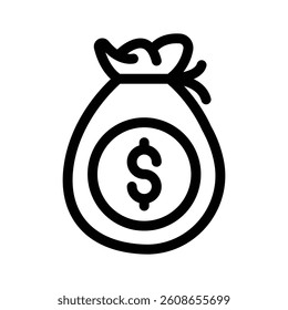 A money bag symbolizing wealth or financial goals