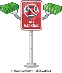 With money bag toy no parking character in drawer