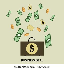 money bag. vector