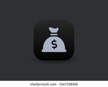 Money Bag - Vector App Icon
