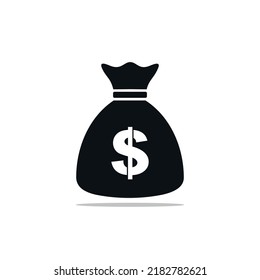 Money bag vector design. Money bag with dollar sign