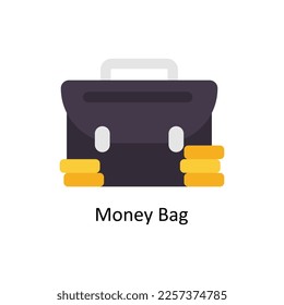 Money Bag vector Flat Icons. Simple stock illustration stock illustration