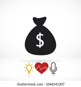 Money bag Vector icon