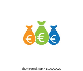 Money bag vector icon