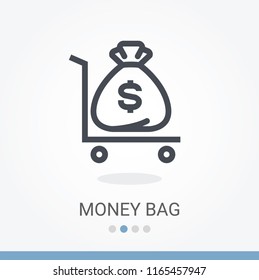 Money Bag Vector Icon