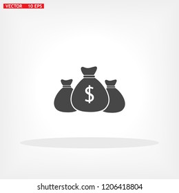 Money bag Vector icon