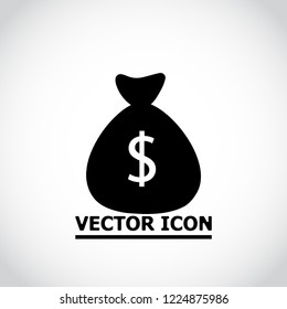 Money bag Vector icon