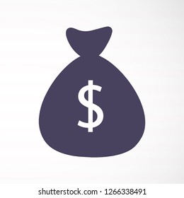 Money bag Vector icon