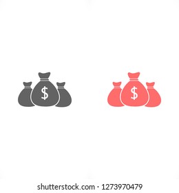 Money bag Vector icon